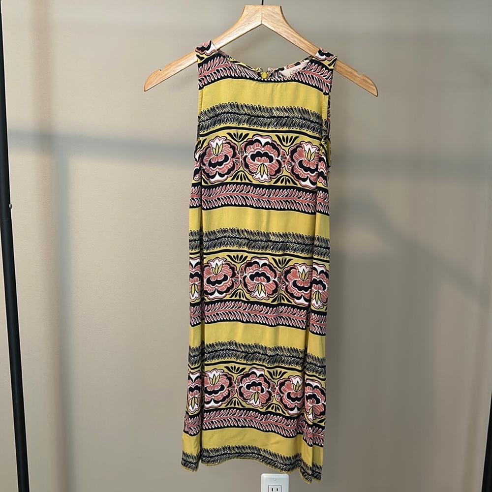 LOFT sleeveless printed dress